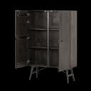 Aura Opbergkast espresso 100 cm - Tower Living