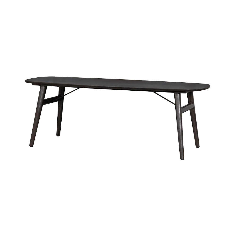 Aura Eetkamertafel espresso deens ovaal 160 cm - Tower Living