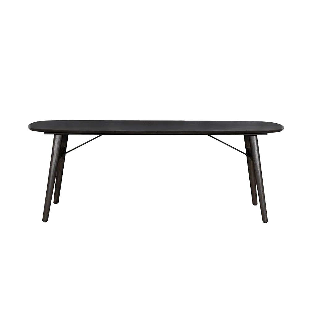 Aura Eetkamertafel espresso deens ovaal 240 cm - Tower Living