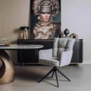 Bardi Armstoel - Haga 09 Silver - Tower Living