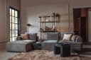 Canterbury 2 5-AR + Chaise L - Mona 464 Cement Grey - Tower Living