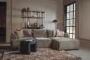 Canterbury 2 5-AL + Chaise R - Mona 120 Taupe - Tower Living
