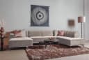 Leeds Chaise L - 2 5 - Ottoman R - City 120 Beige - Tower Living
