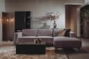 Leeds 2 5-AL + Chaise R - City 453 Moss Grey - Tower Living