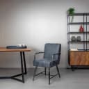 Belmonte Armstoel - fabric Cherokee 1 grey - Tower Living