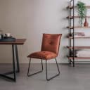 Seda Stoel - fabric Cherokee 8 cognac - Tower Living