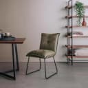 Seda Stoel - fabric Cherokee 13 green - Tower Living