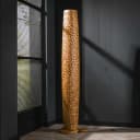 Vloerlamp Bars L 4-lichts / Massief teak suarhout in bruin modern sfeer Mokana - Zijlstra