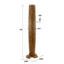 Vloerlamp Bars L 4-lichts / Massief teak - Zijlstra