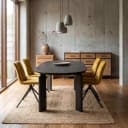 Allure Eetkamertafel donkerbruin 220 cm - Tower Living