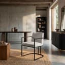 Archi Armstoel - fabric Eden 3 cream - Tower Living