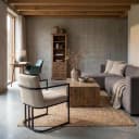 Archi Armstoel - fabric Eden 4 beige - Tower Living