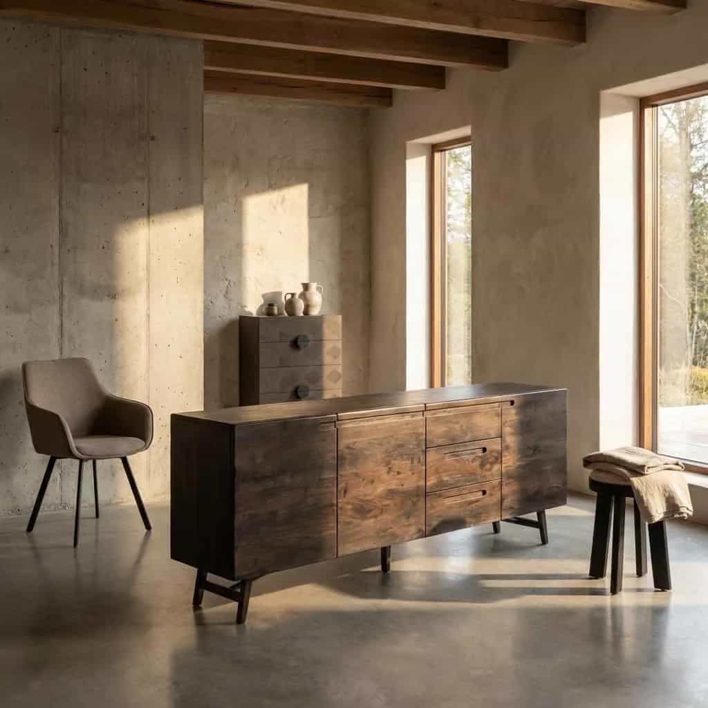 Aura Dressoir espresso 210 cm