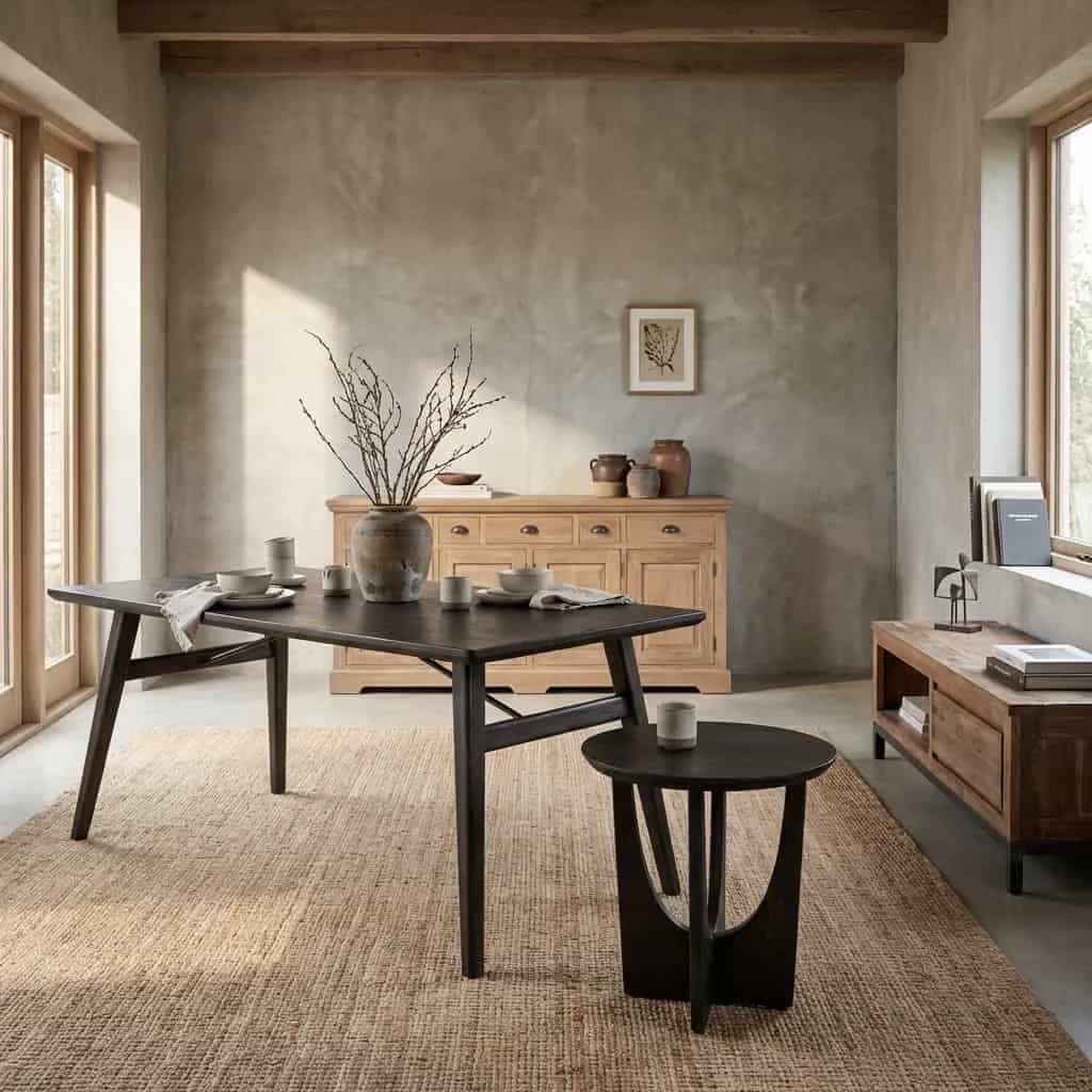 Aura Eetkamertafel espresso 200 cm