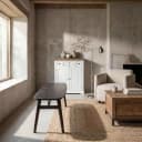 Aura Eetkamertafel espresso deens ovaal 160 cm - Tower Living