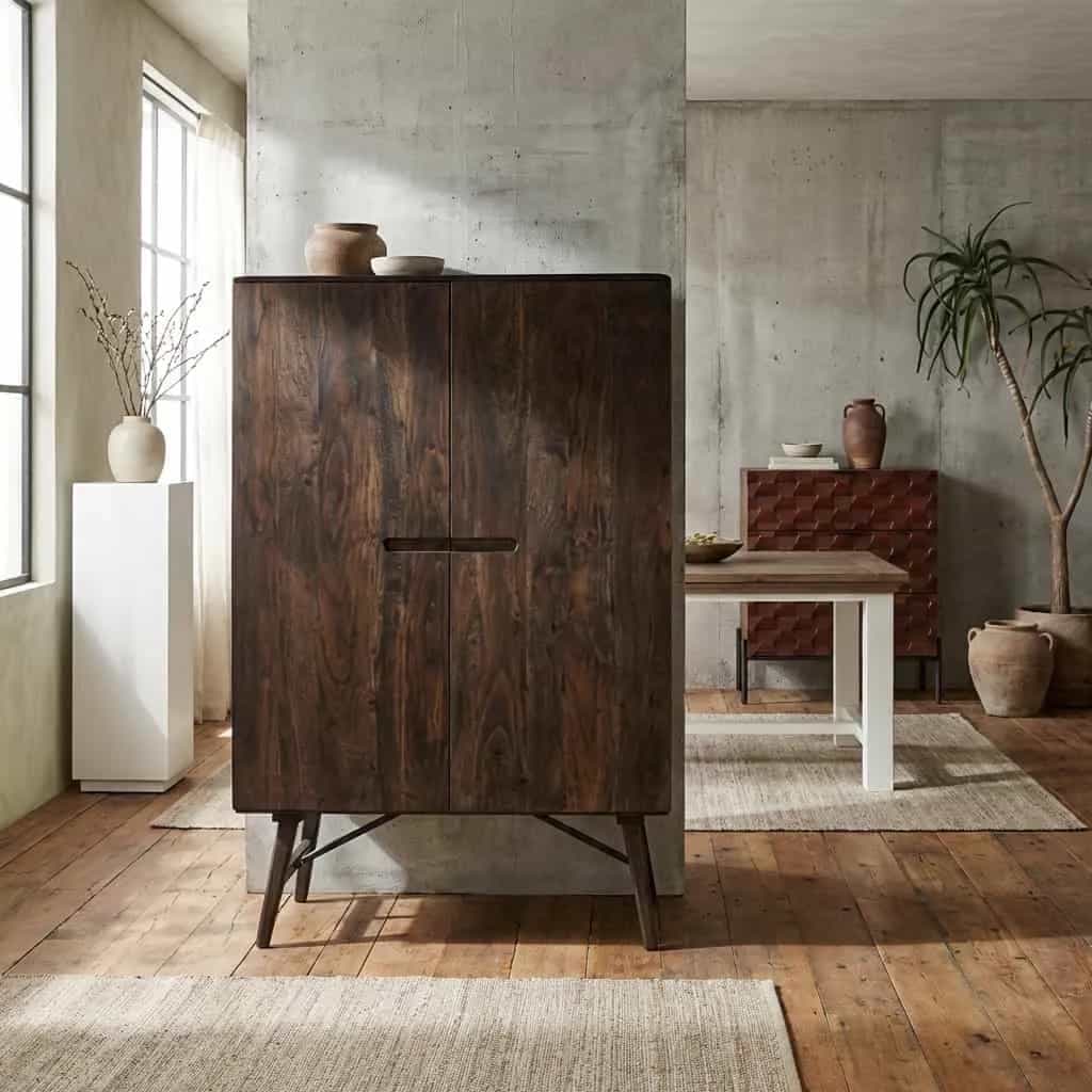 Aura Opbergkast espresso 100 cm