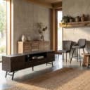 Aura TV-meubel espresso 210 cm - Tower Living