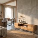 Aura TV-meubel naturel 210 cm - Tower Living