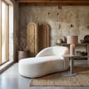 Bank Emma cream fancy chaise longue - Richmond Interiors