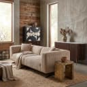 Bank Hoxton lovely beige 3-seater - Richmond Interiors