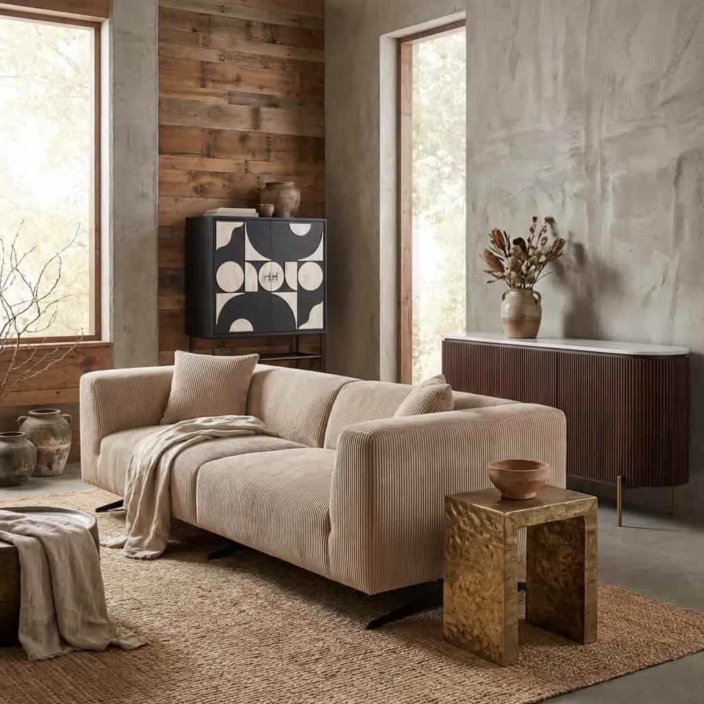 Bank Hoxton lovely beige 3-seater