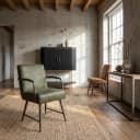 Belmonte Armstoel - fabric Cherokee 13 green - Tower Living