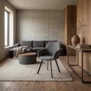Borgo Armstoel - Bjorn 19 antracite (draaibaar) - Tower Living