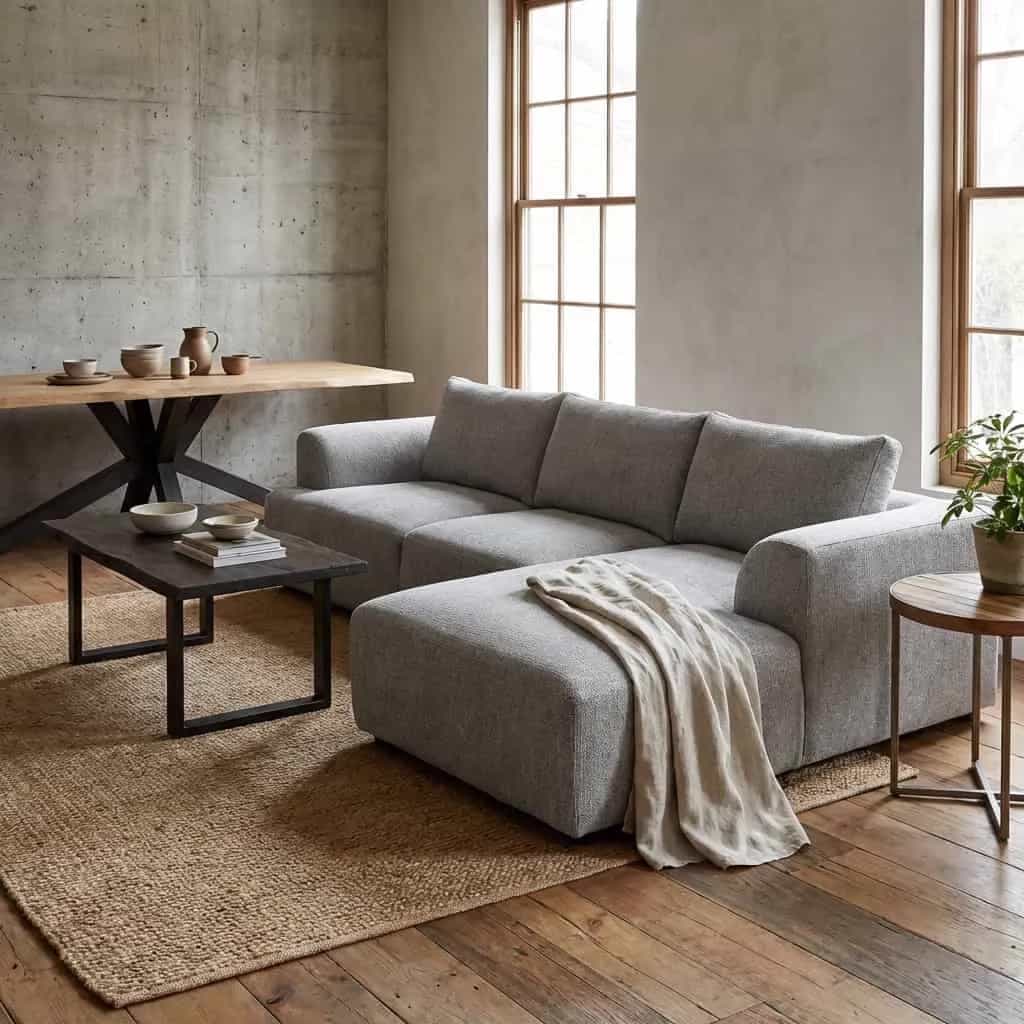 Canterbury 2 5-AL + Chaise R - Mona 120 Taupe
