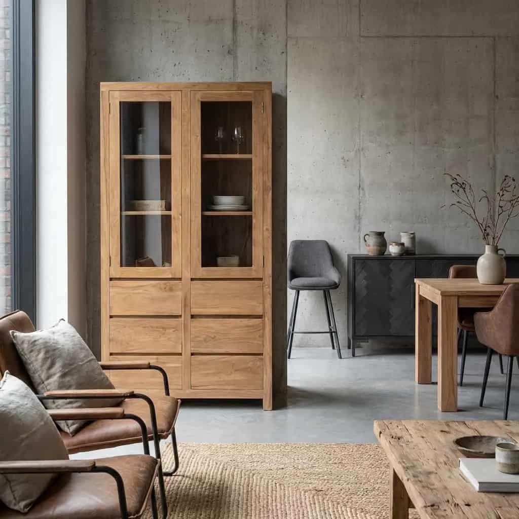 Corona Vitrinekast 100 cm