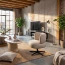 Eetkamerstoel Alexis biscotti swivel - Richmond Interiors