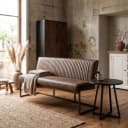 Ferro Bankje 205 - fabric Savannah light brown - Tower Living