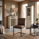 Ferro Stoel - fabric Savannah dark brown - Tower Living
