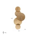 Wandlamp Collin brushed gold - Richmond Interiors