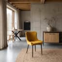 Oledo Stoel - fabric Bluvel 68 yellow - Tower Living
