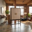 Opbergkast Bloomville brass shagreen - Richmond Interiors