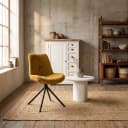 Palma Stoel - fabric Bluvel 68 yellow - Tower Living