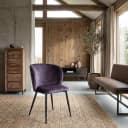 Perano Stoel - fabric Adore 29 Dark grey - Tower Living