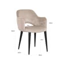 Eetkamerstoel Giovanna trendy rose - Richmond Interiors