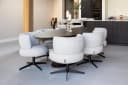 Eetkamerstoel Alexis biscotti swivel - Richmond Interiors