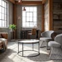 Salontafel Lyam silver 70Ø - Richmond Interiors