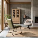 Seda Stoel - fabric Cherokee 13 green - Tower Living