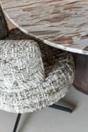 Eetkamerstoel Alexis brown omara swivel - Richmond Interiors