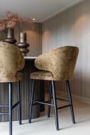 Barstoel Indigo old gold triangle - Richmond Interiors