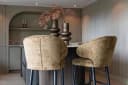 Barstoel Indigo old gold triangle - Richmond Interiors