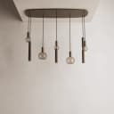 Ztahl Riva Hanglamp Deens Ovaal 145cm: 8-Lichts Designlamp: Handgemaakt Staal