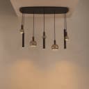 Ztahl Riva Hanglamp Deens Ovaal 145cm: 8-Lichts Designlamp: Handgemaakt Staal