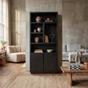 Wandkast Oakura black - Richmond Interiors