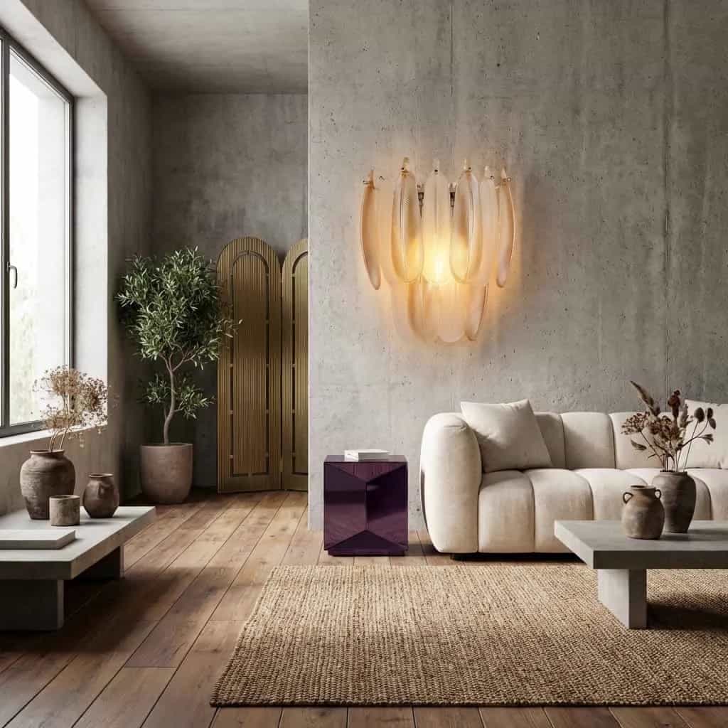 Wandlamp Chloe brass antique