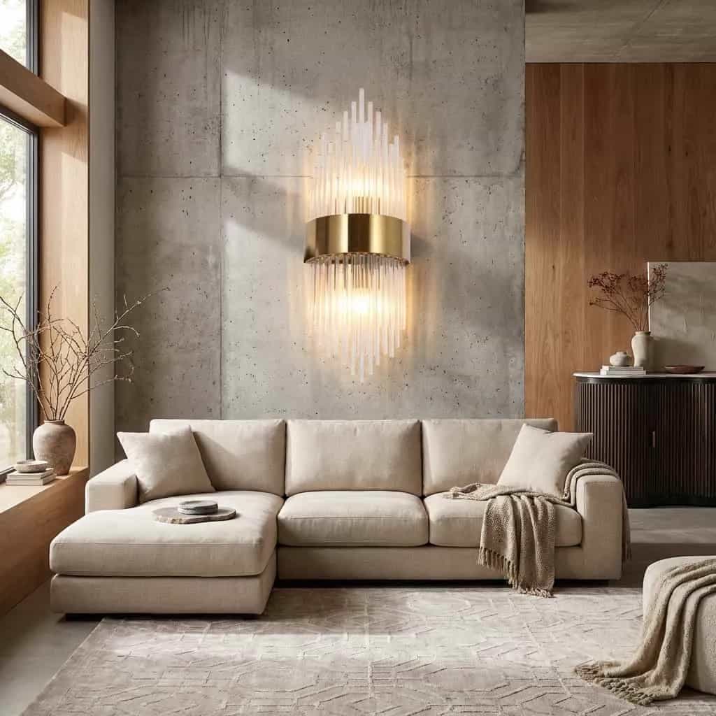 Wandlamp Penelope gold