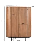 Wandkast Noor 150cm - Livingfurn